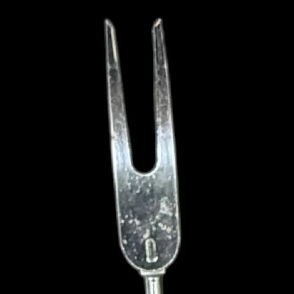 Vtg Ekco Two‎ Prong Meat Carving Fork Nylon Plastic Handle